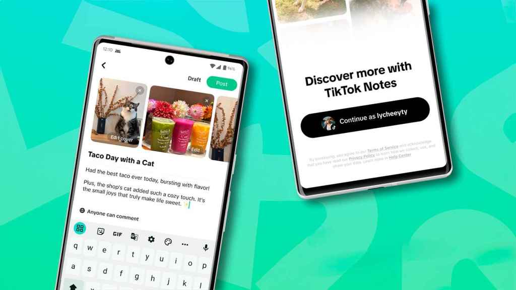 TikTok Notes: la nueva apuesta la aplicación para competir con Pinterest e Instagram