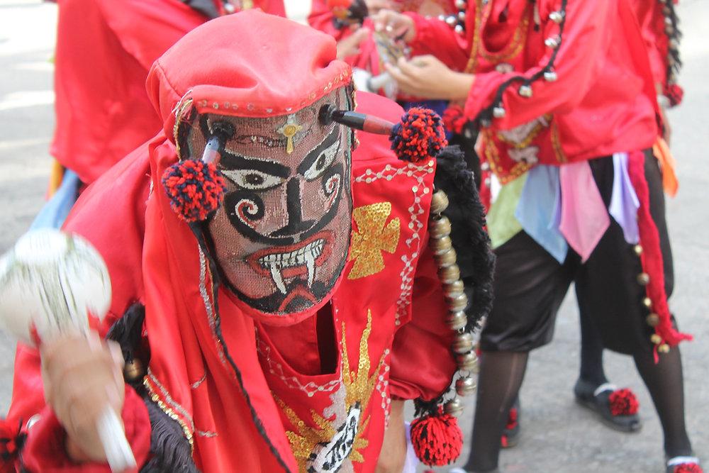 Diablitos danzantes de Tinaquillo honraron la tradición
