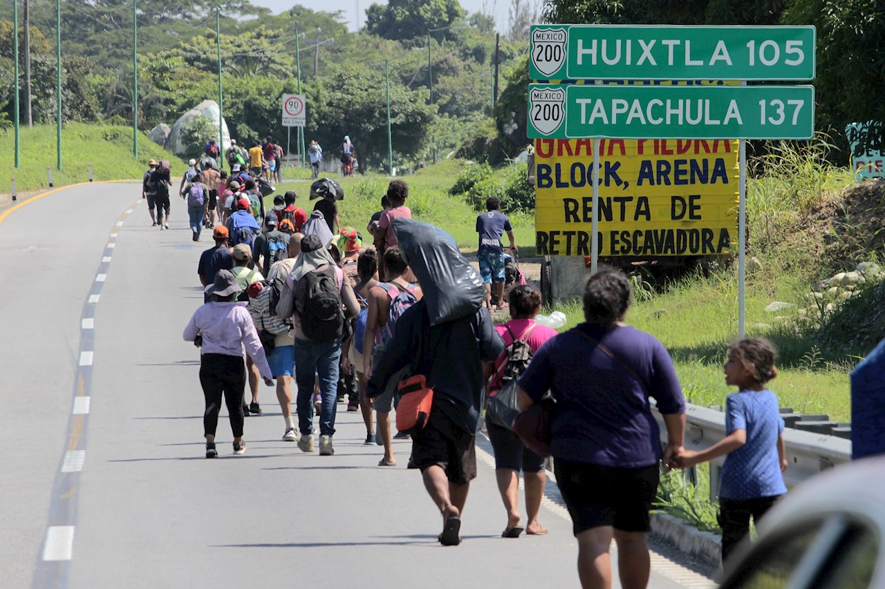 Tocuyana muere de un infarto tras cruzar de Guatemala a México