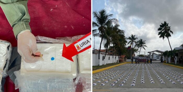 FANB y GNB incautaron más de 850 kilos de cocaína en operativos de los estados Carabobo y Falcón