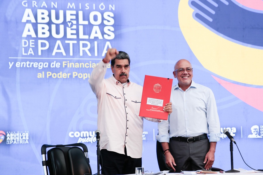 Presidente Maduro promulgó la Ley de Protección de las Pensiones