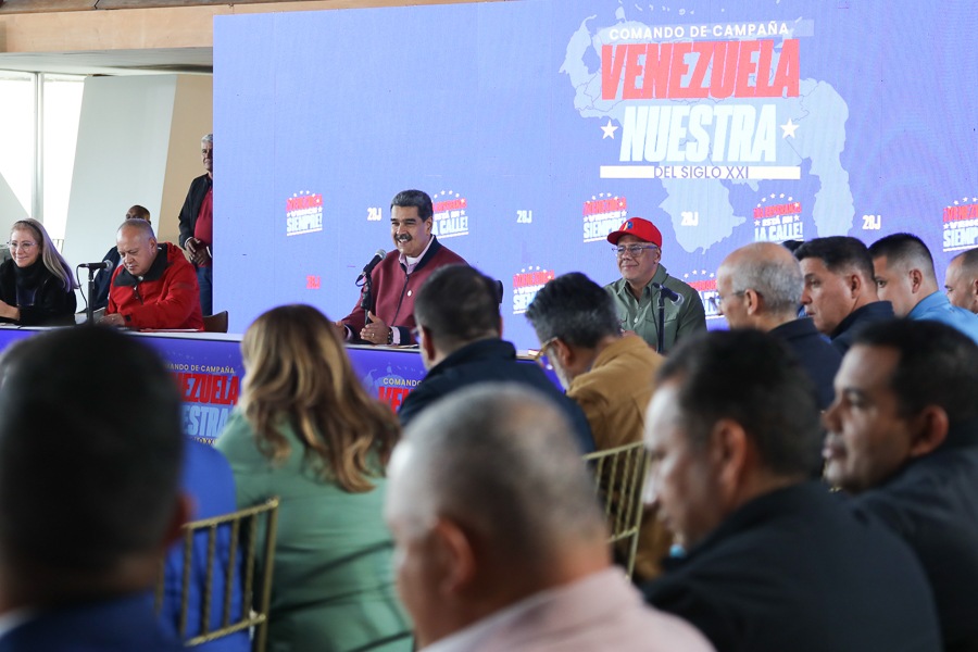 Presidente Maduro anuncia conformación del comando de campaña oficialista: Jorge Rodríguez será el jefe del comando