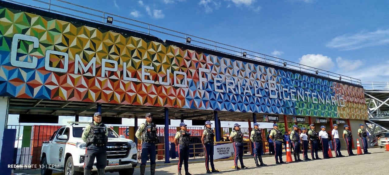 Policía Municipal de Iribarren garantiza seguridad en la Feria Ovina y Caprina Barquisimeto 2024