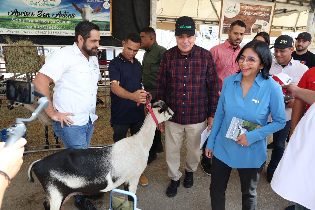 Vicepresidenta Delcy Rodríguez: Recuperación productiva del país quedó evidenciada en Feria Ovina y Caprina