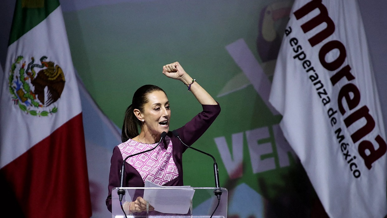 Claudia Sheinbaum lidera el conteo de votos en México, según los resultados preliminares