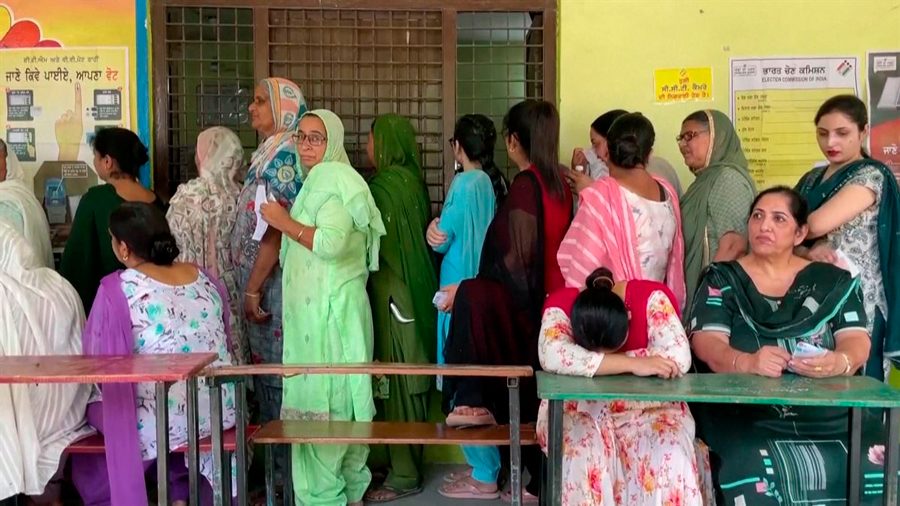 642 millones de votantes participaron en las elecciones generales de la India