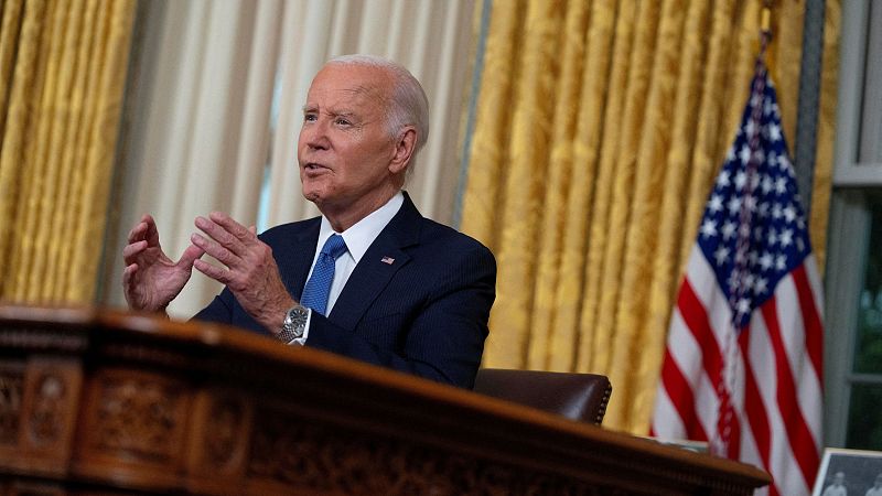 Biden se despide: Es hora de “pasar el testigo” para salvar al país