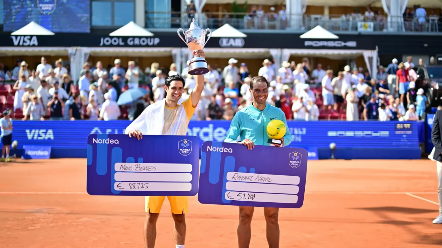 ATP 250 de Bastad: Rafa Nadal paga la fatiga ante Borges y cae en la final 3-6 y 2-6