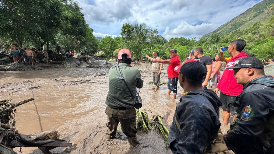 Presidente Maduro monitorea situación en Sucre para atender las emergencias tras inundaciones