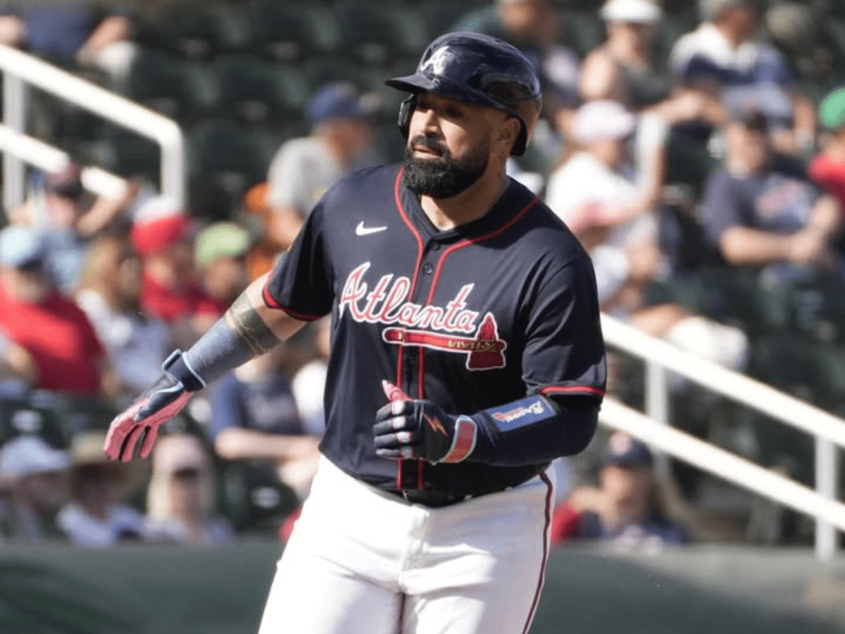 MLB: El Venezolano Sandy León de los Bravos de Atlanta es el jonronero oportuno en el Spring Training