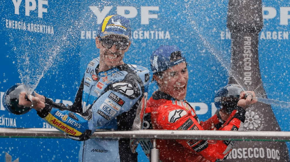 GP de Argentina de MotoGP 2025: Los hermanos Márquez meten miedo, Marc lleva dos de dos y Álex repite podio como segundo