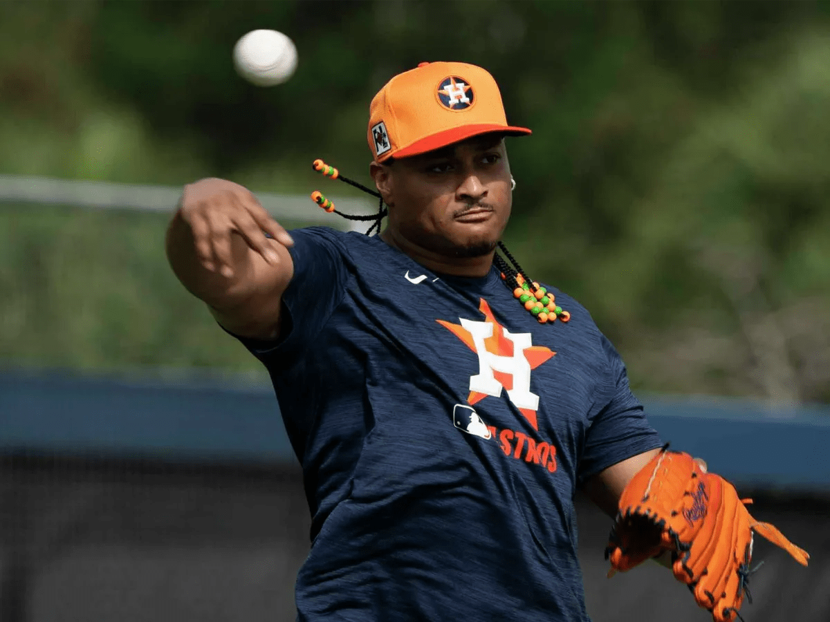 MLB: El lanzador Venezolano Luis García de los Astros de Houston sufrió retraso en su recuperación