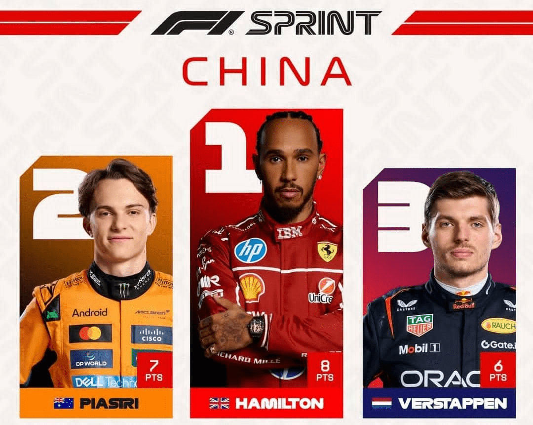 GP de China de F1 2025: Lewis Hamilton de Ferrari vuelve a la cima de rojo al ganar la carrera Sprint, sin dar opción a Max Verstappen